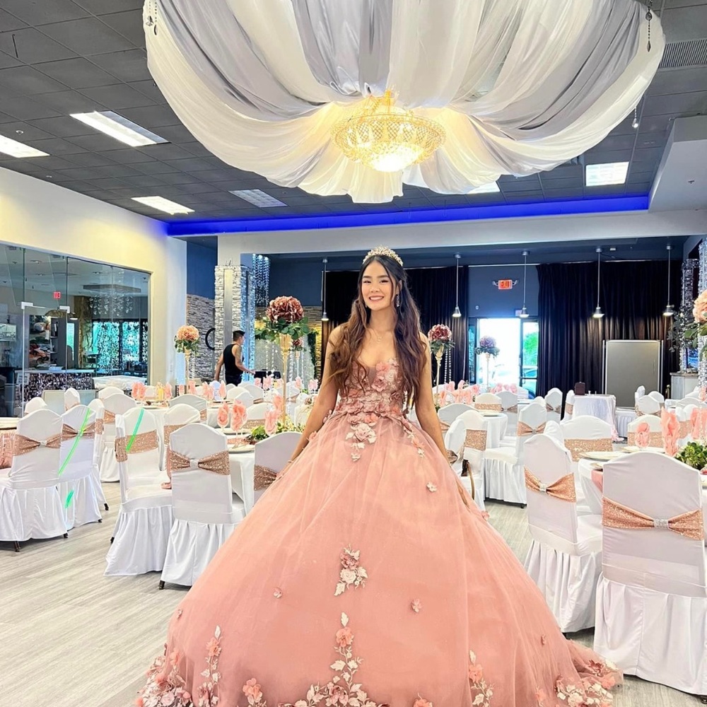 Quincenera dress - dusty pink